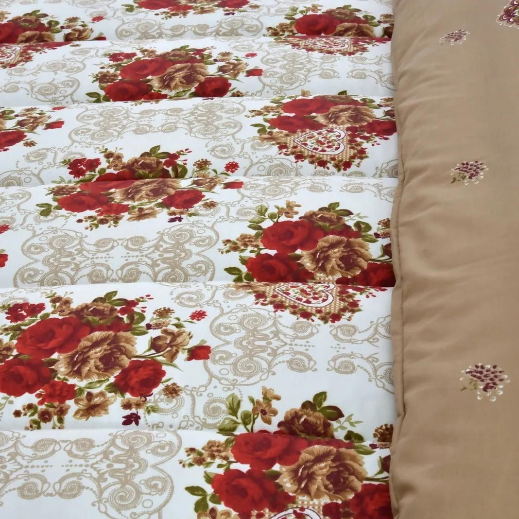 1 PC Single Comforter-Roses