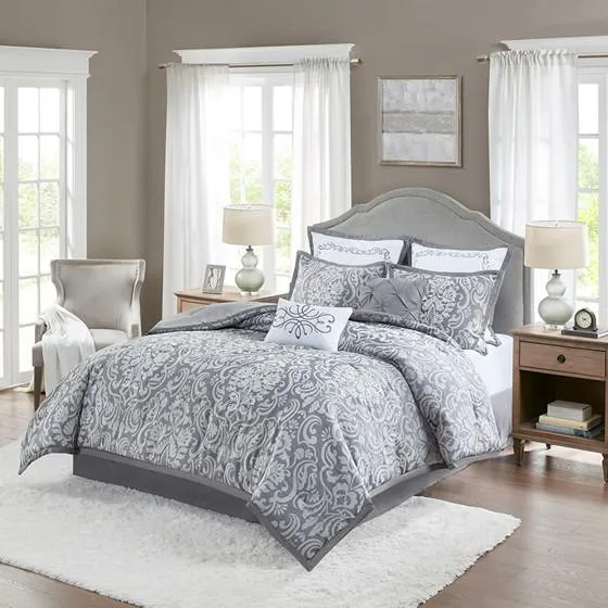 100% Polyester 8 Piece Comforter Set,MPE10-877