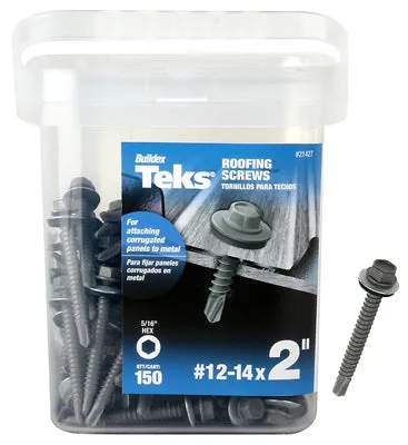 150PK #8x3/4"Hex Screws