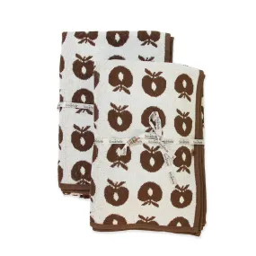 2 pack towel 50x100 with apples