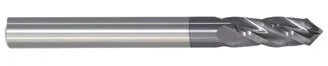 208-420500: 1/2in. Dia., 3in. Overall Length, 4-Flute, Carbide Drill Mill- SE, 90 deg, AlTiN, USA