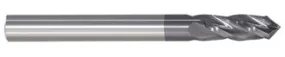 208-824253: 1/4in. Dia., 2-1/2in. Overall Length, 4-Flute, Carbide Drill Mill- SE, 82 deg, AlTiN, USA