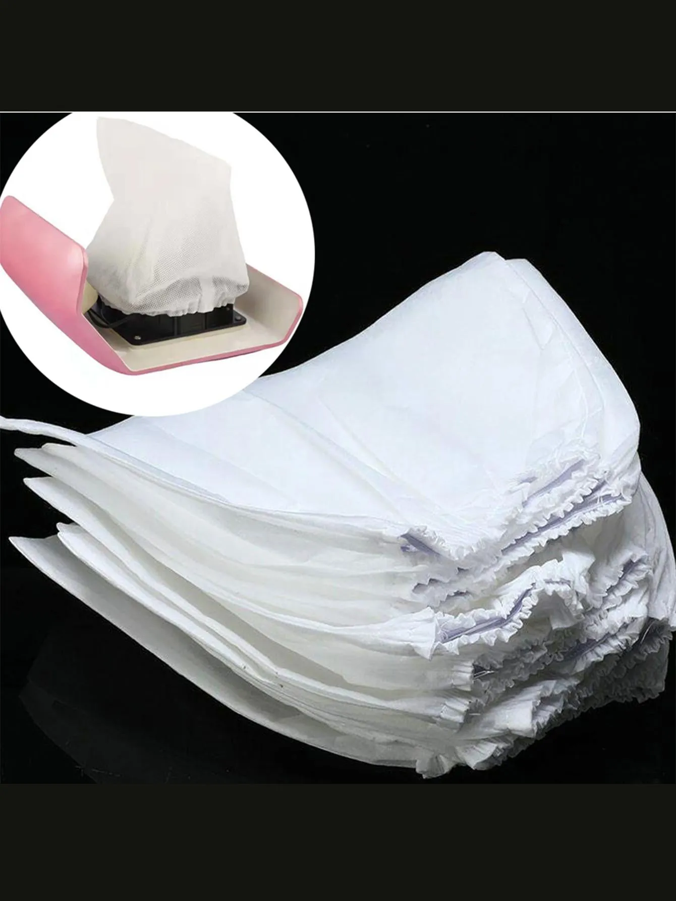 5pcs Nail Dust Collector Bag