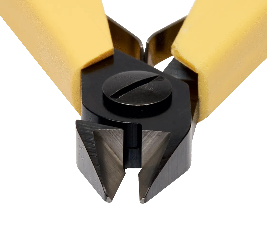 8143 Lindstrom Micro-Bevel® Precision Cut Diagonal Cutter with Tapered Head & ESD Safe Handle 0.2-1.25 mm