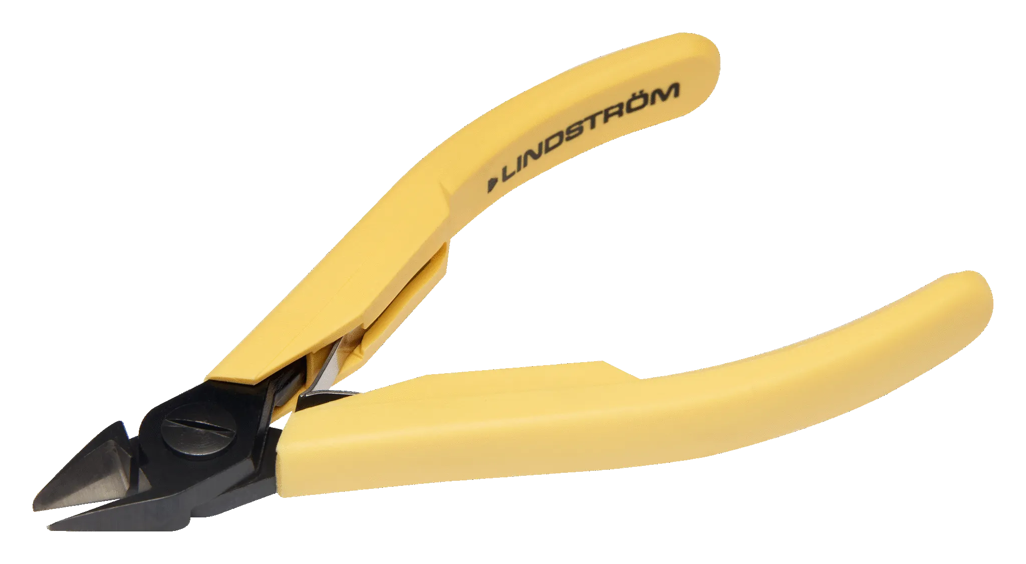 8144 Lindstrom Flush Precision Cut Diagonal Cutter with Tapered Head & ESD Safe Handle 0.2-1.25 mm