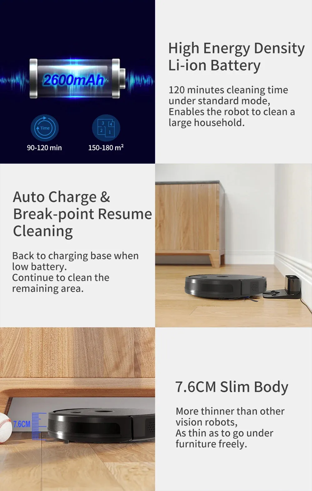 ABIR X6 robot vacuum cleaner, super smart