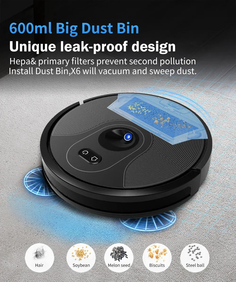 ABIR X6 robot vacuum cleaner, super smart