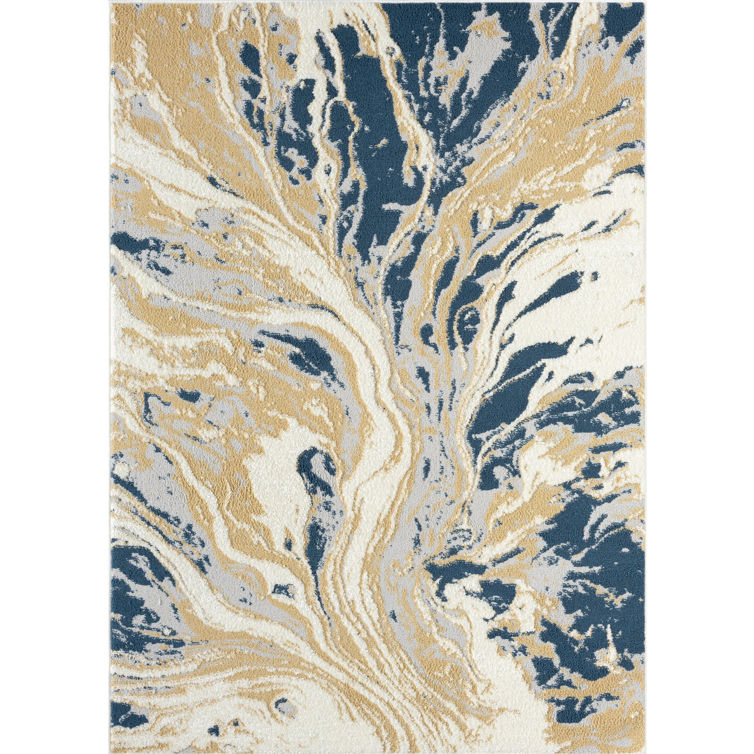 Abstract Swirl 8507 Area Rug