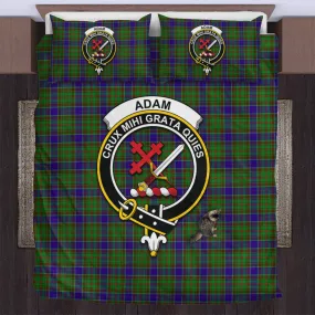 Adam Tartan Bedding Set with Family Crest