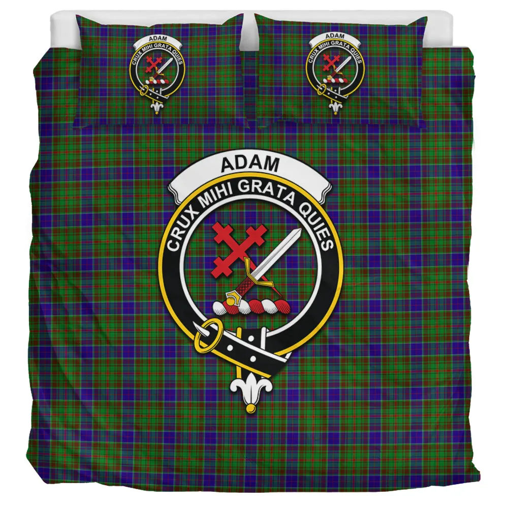 Adam Tartan Bedding Set with Family Crest