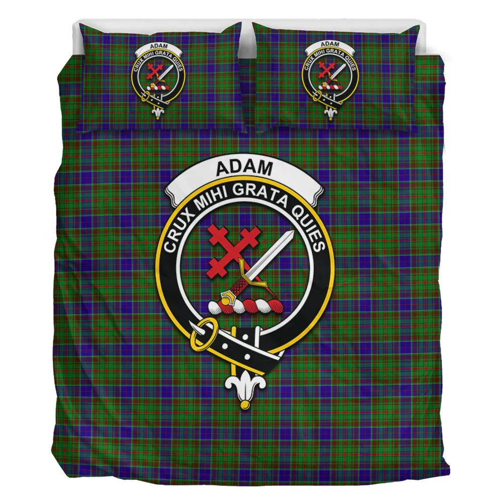 Adam Tartan Bedding Set with Family Crest