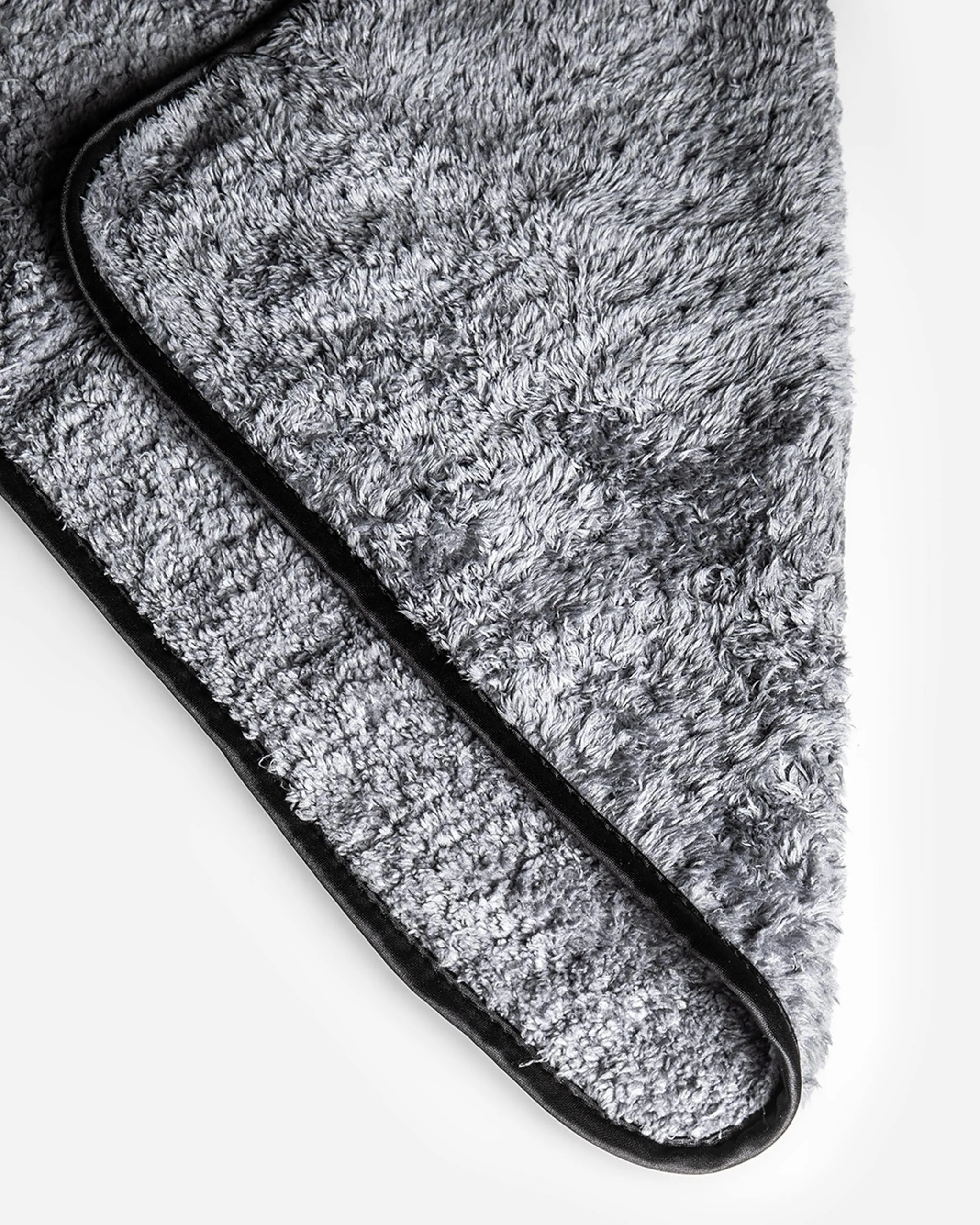 Adam's Grey Plush Waffle Microfiber Towel