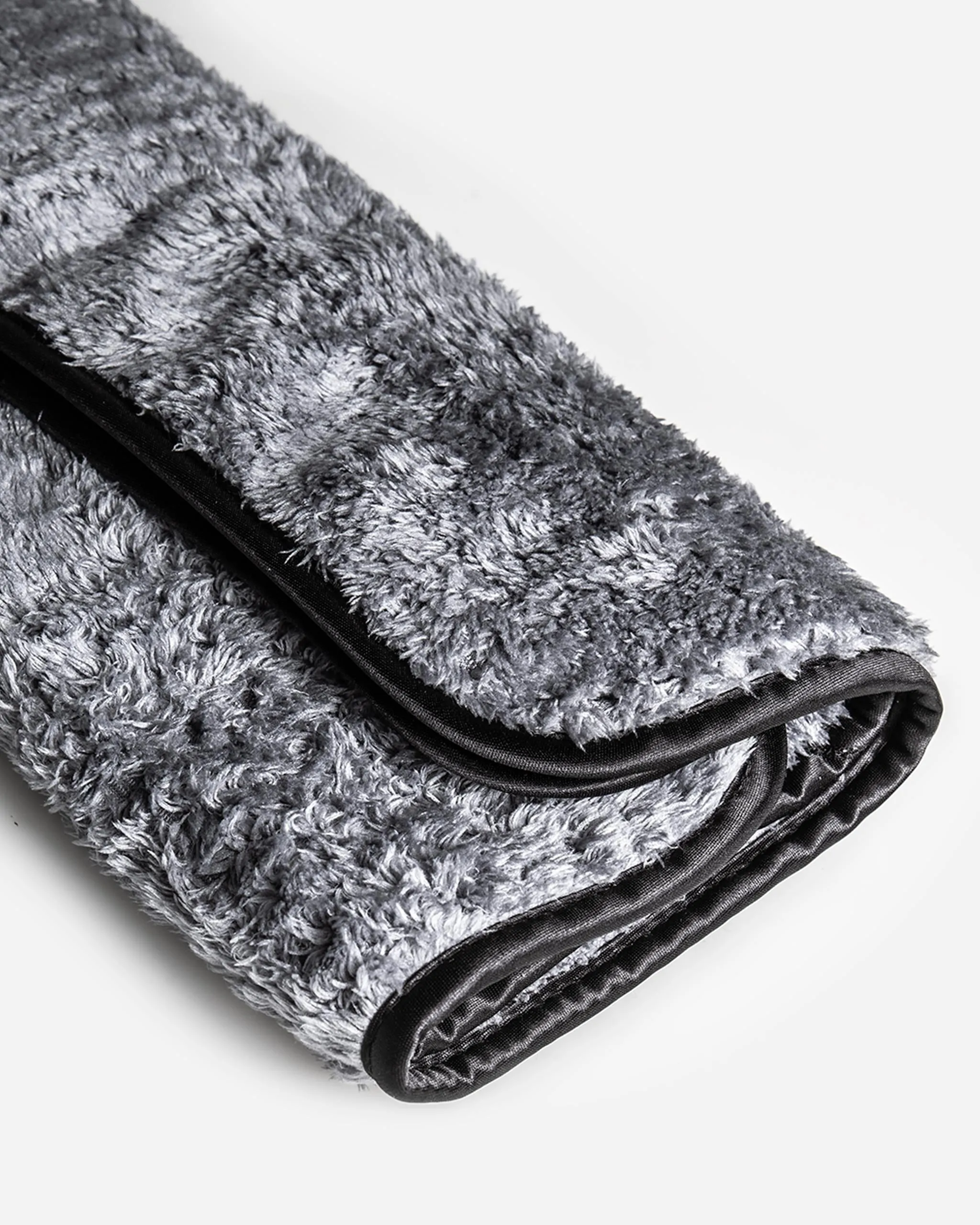 Adam's Grey Plush Waffle Microfiber Towel