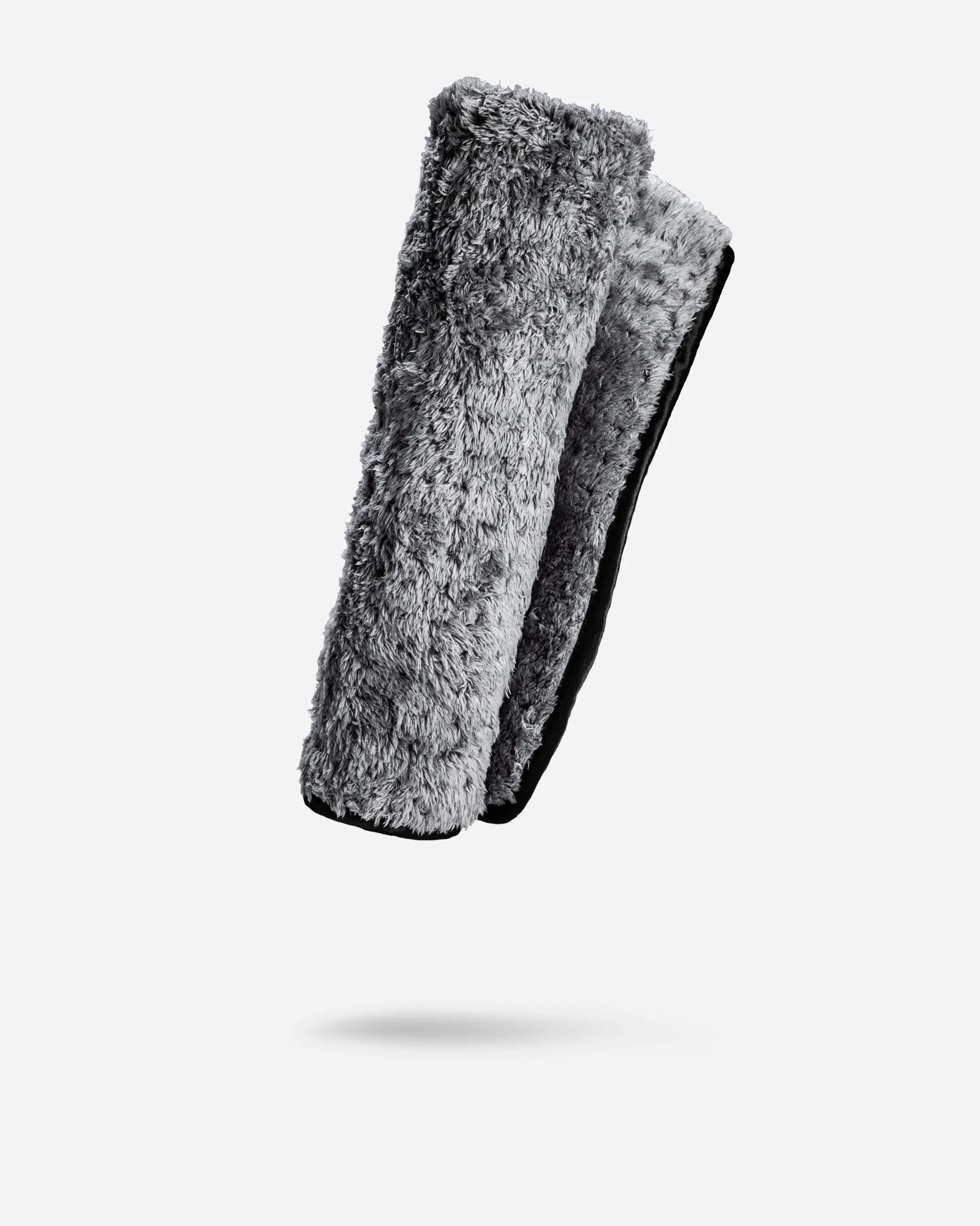 Adam's Grey Plush Waffle Microfiber Towel