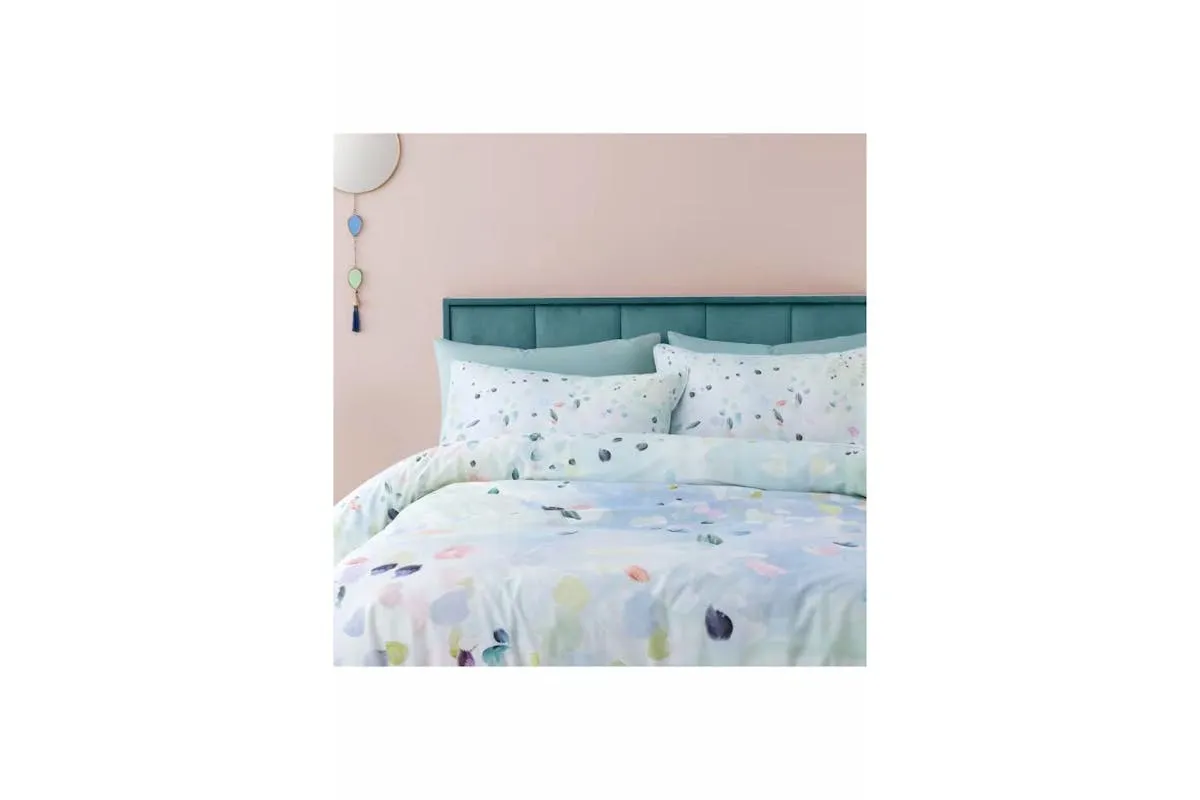 Alfresco Duvet Cover Set | Duck Egg | Super King