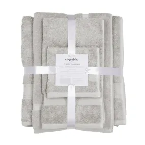 Algodon St Regis Collection 5 Piece Silver Towel Pack