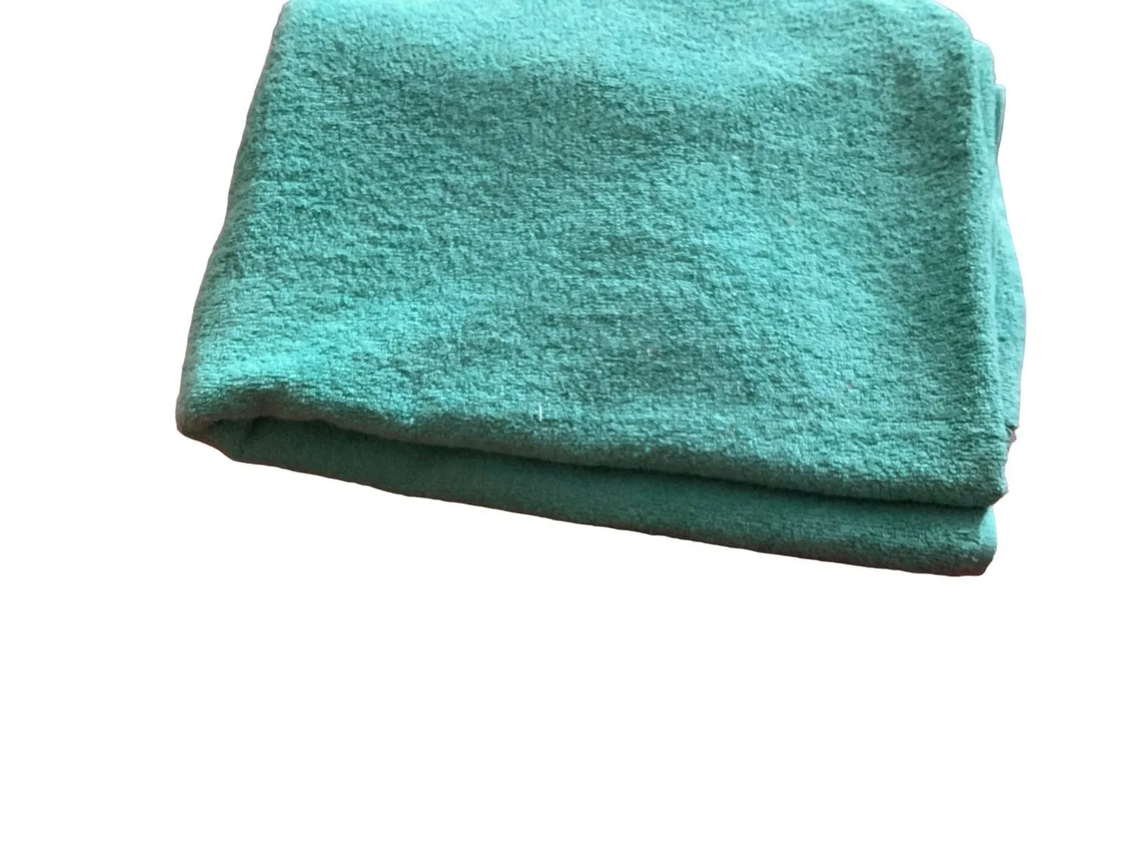 Aqua Green - Pure Cotton Thick LUXURY TOWELLING Fabric - 400 gsm - Greeny Jade Bluey