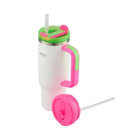 Avanti HydroQuench Insulated Tumbler with Two Lids - Lollipop Neon