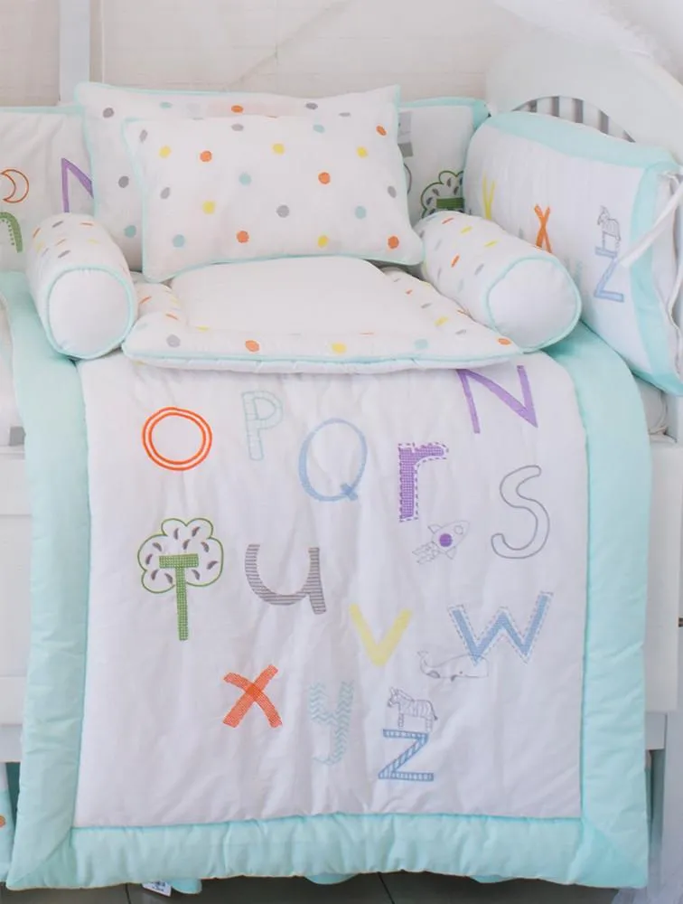 Baby Comforter Quilt – Alphabet Theme