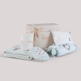 Baby Cot Bedding Gift Set | Twirl And Tuck | Green