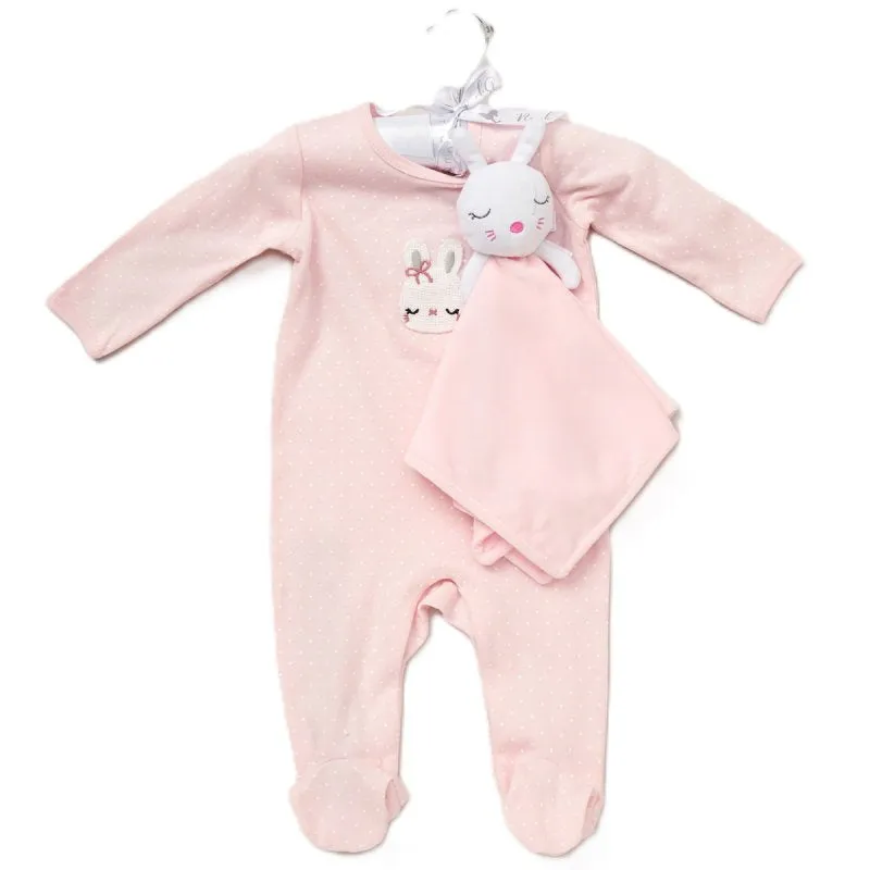 Baby Girls Bunny All-in-One Comforter