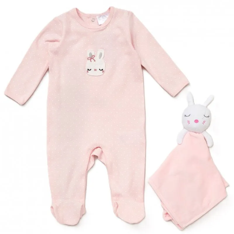 Baby Girls Bunny All-in-One Comforter