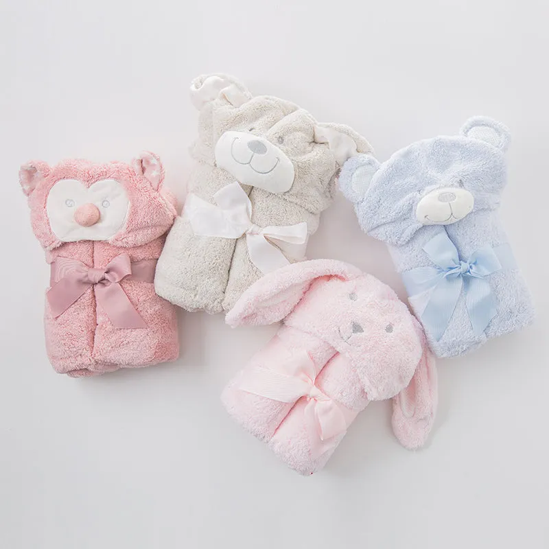 Baby hooded bath towel