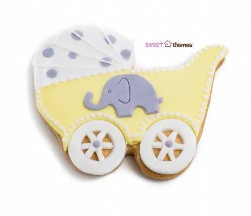 Baby Pram Cookie Cutter 10cm