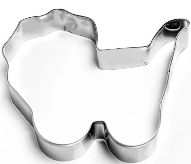 Baby Pram Cookie Cutter 10cm