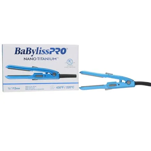 BABYLISS PRO NANO TITANIUM Mini Flat Iron 1/2"