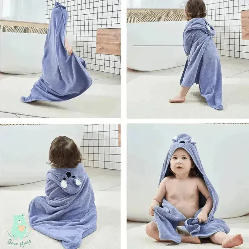 Bear Cub Baby Hooded Towel