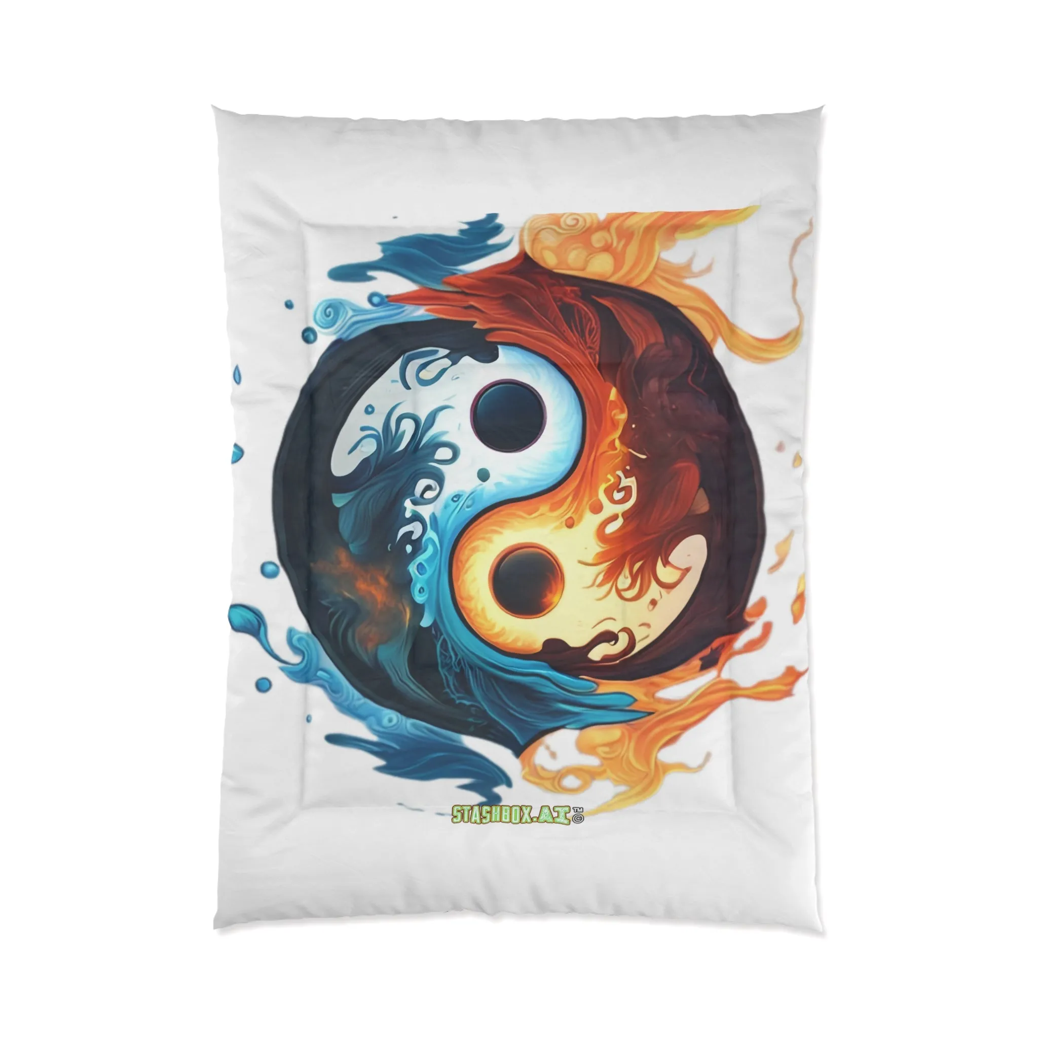 Bedding Comforter Artistic Yin Yang by Joel Lovett Design 001