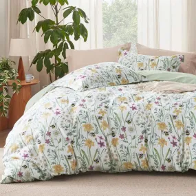 Bedsure Reversible Duvet Cover Set