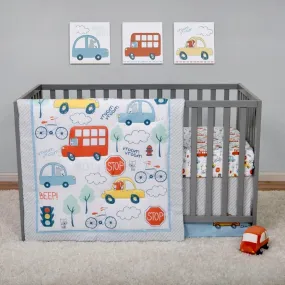 Beep Beep Crib Set 4PCS