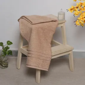 Beige Cotton 350 GSM Bath Towel