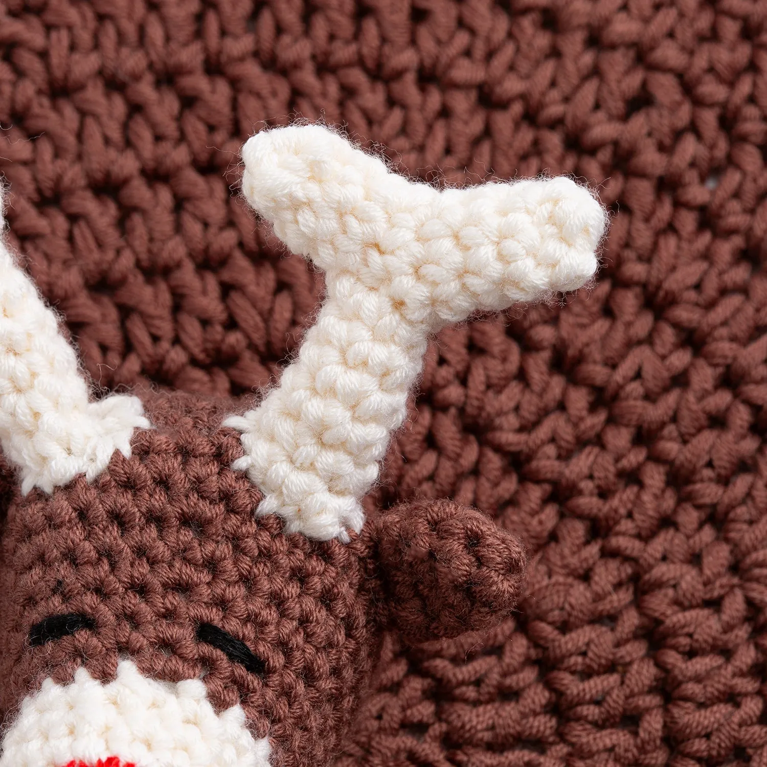 Belle The Reindeer Baby Comforter Crochet Kit