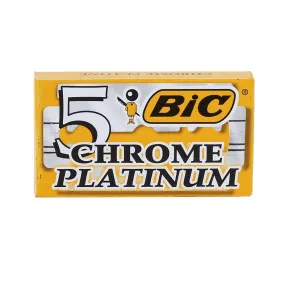 BIC Chrome Platinum Double-Edge Safety Razor Blades