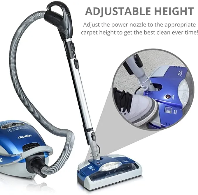 Blue 5 Speed Prolux TerraVac Vacuum Cleaner with Sealed HEPA Filter