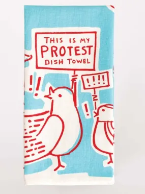 BlueQ "This Is My Protest" Dish Towel