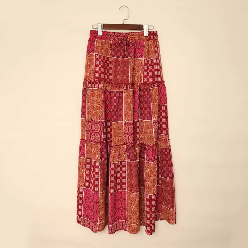 Bohemian Flounces Skirt