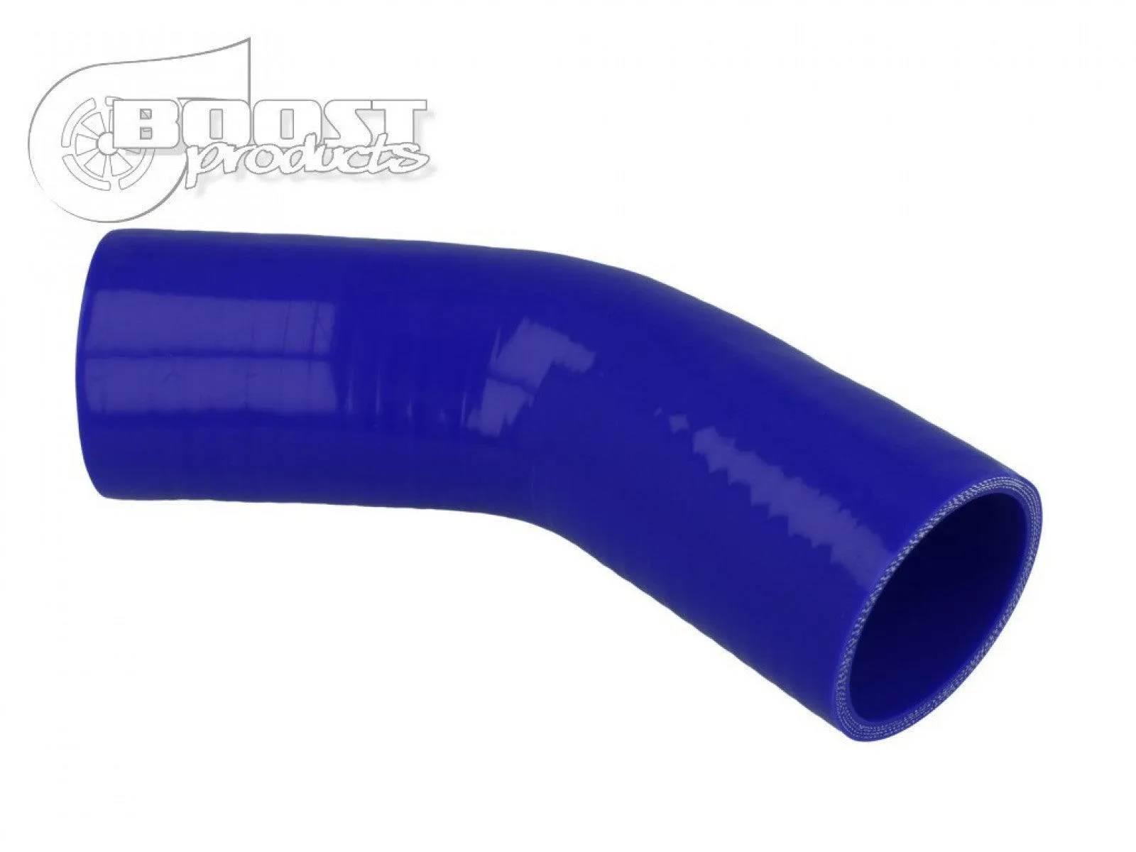 BOOST Products Silicone Elbow 45 Degrees, 8mm (5/16") ID, Blue