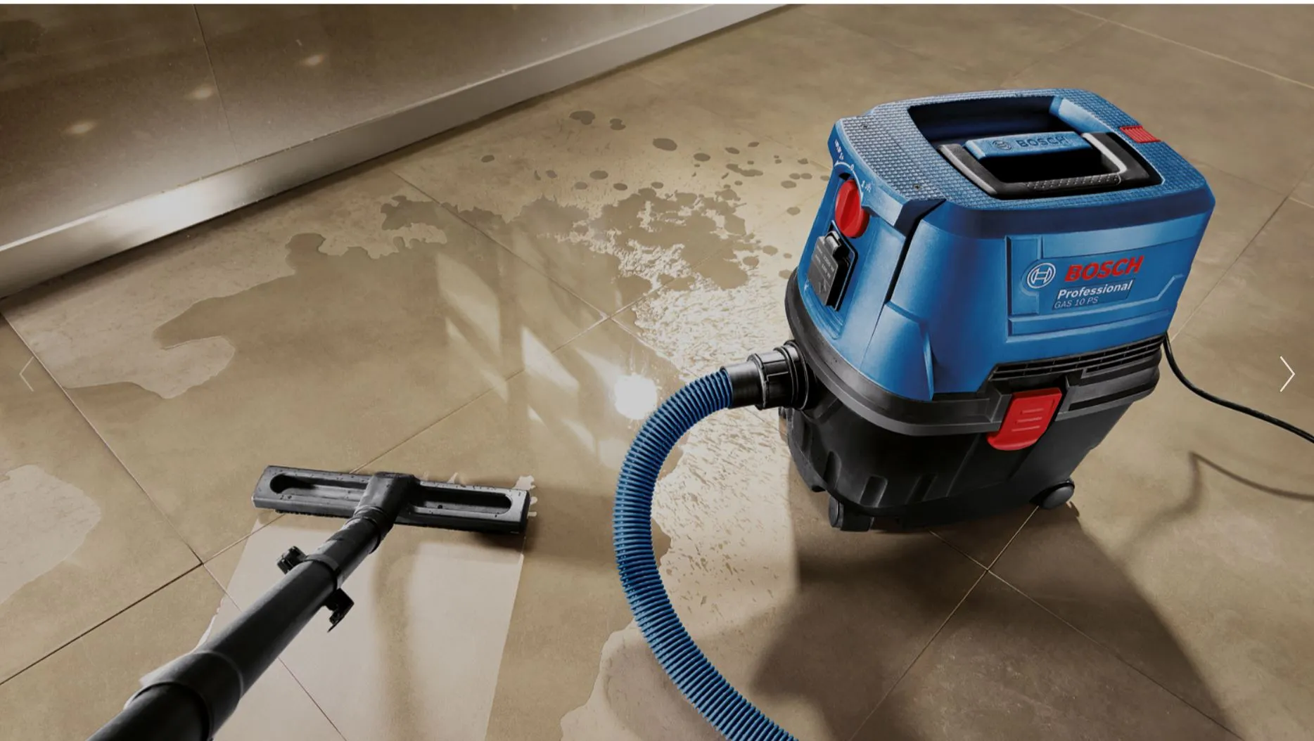 BOSCH Hazard-free Wet & Dry Vacuum Cleaner with Automatic Start-Stop Power Socket System | Model : B-GAS15PS