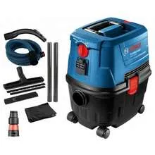 BOSCH Hazard-free Wet & Dry Vacuum Cleaner with Automatic Start-Stop Power Socket System | Model : B-GAS15PS