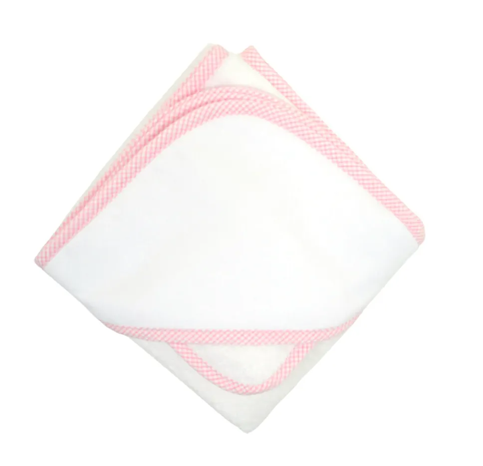 Box Towel Check-Blue & Pink