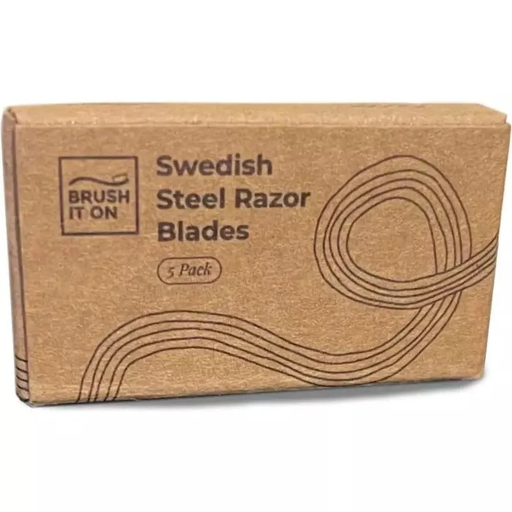 Brush It On Steel Razor Blades - 5 pack