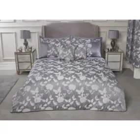 Butterfly Luxury Duvet Set - Silver