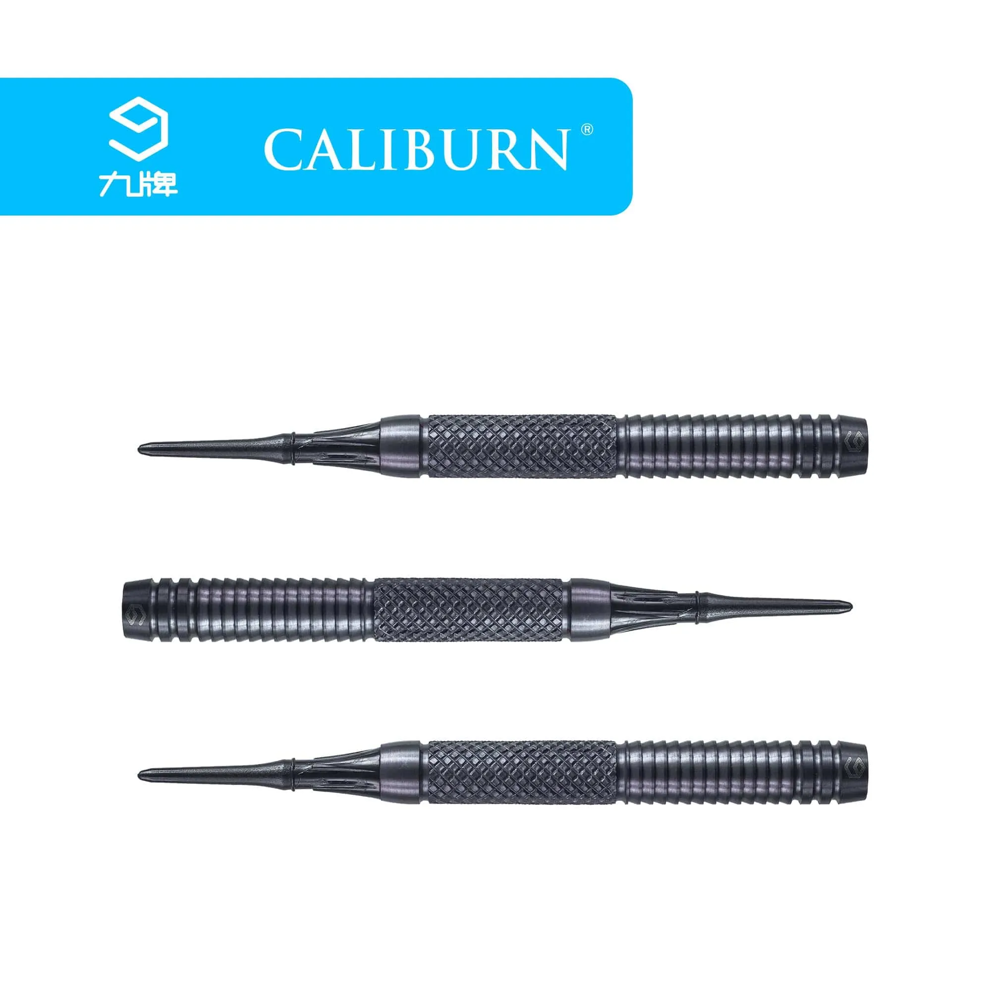 *Caliburn Marshal Darts - Soft Tip - 90% - M2 - Black Titanium