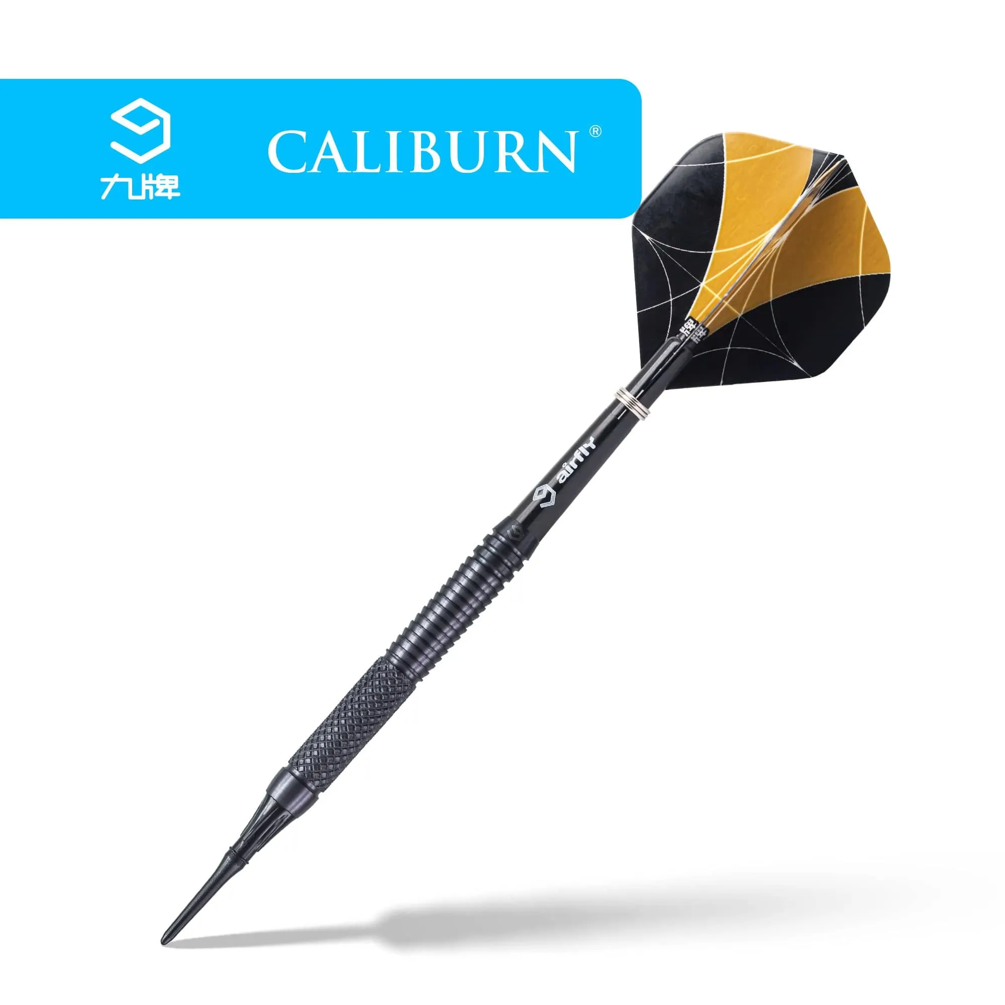 *Caliburn Marshal Darts - Soft Tip - 90% - M2 - Black Titanium