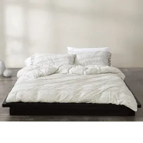 Calvin Klein Home Modern Cotton Strata Duvet Cover, King, Marble