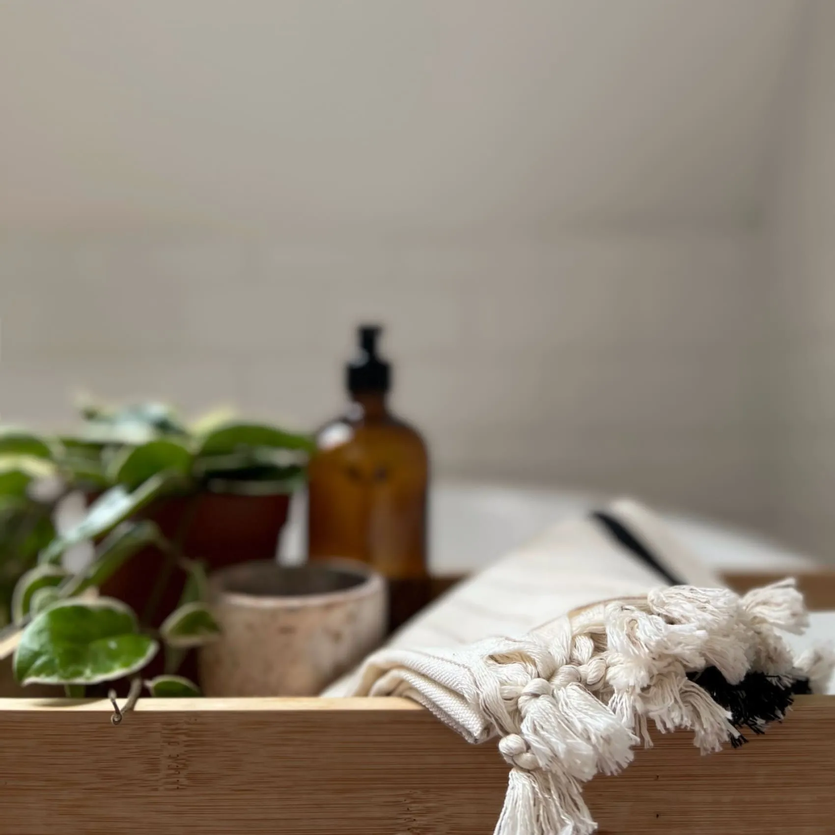 Capella - Cotton Hand, Hair, Tea Towel & Napkin - Black & Salt